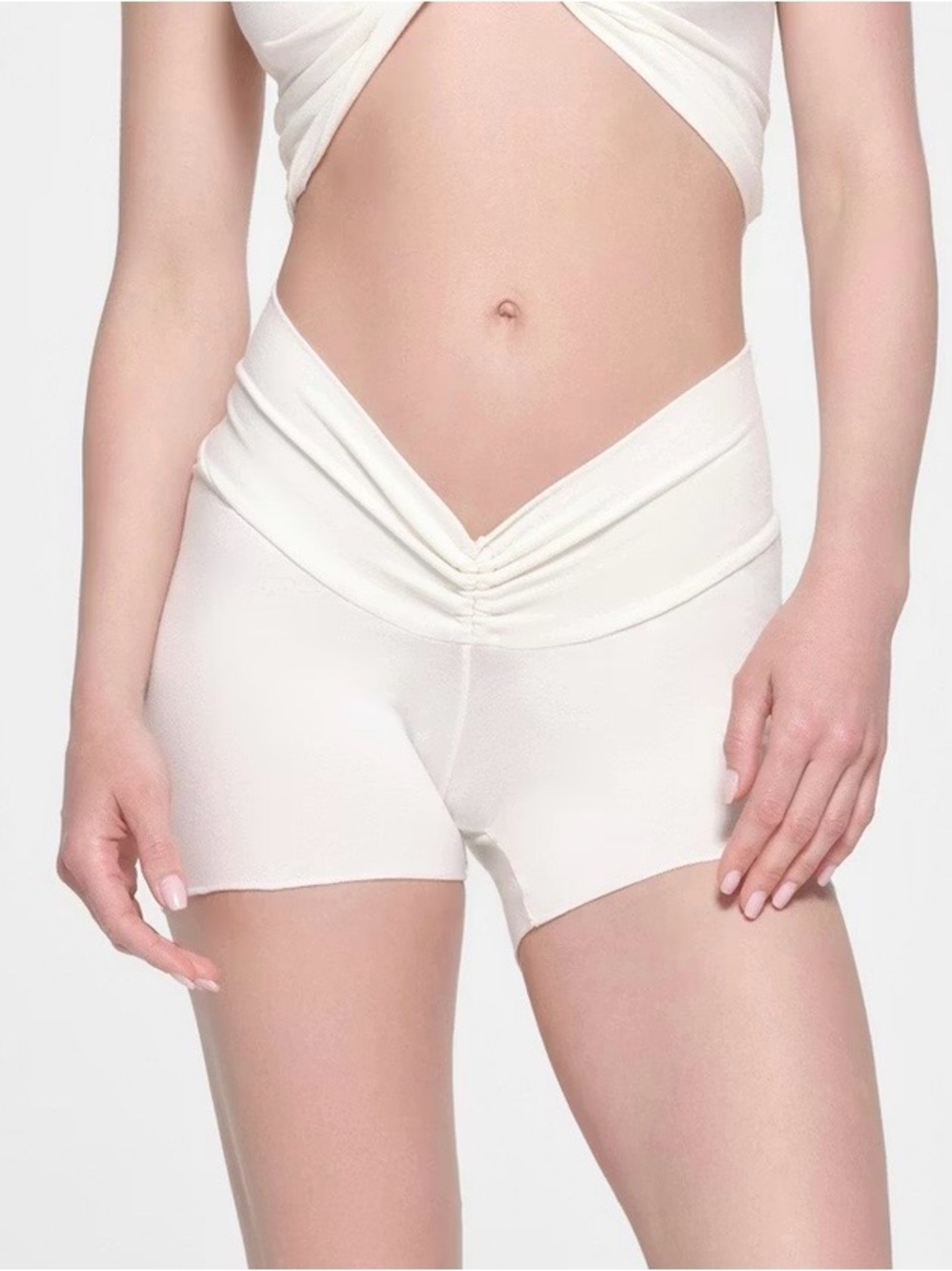 SKIMS Cotton Twist Short Marble NWT Size Large